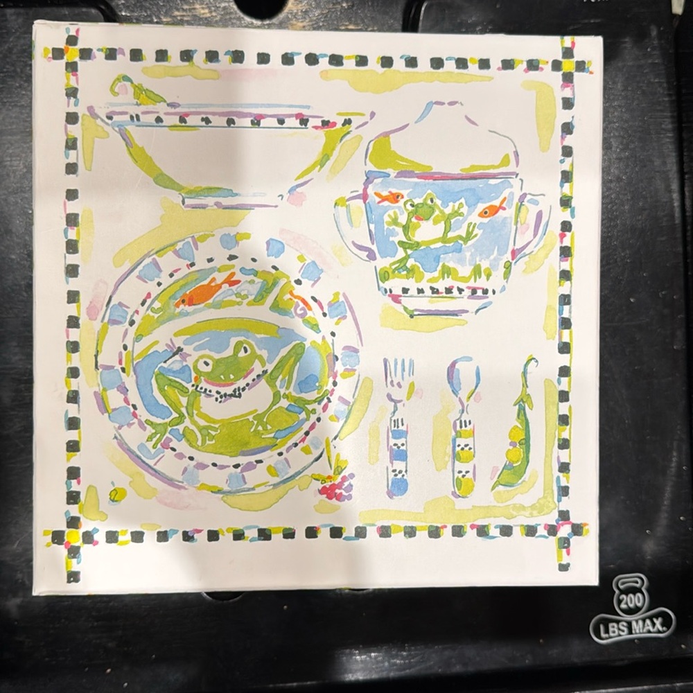 Mackenzie-Childs toddler dinnerware set